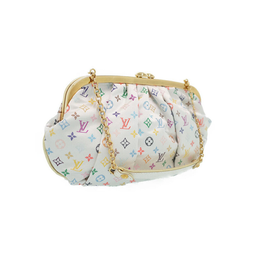 Louis Vuitton Cherry Satin Omonielle Accessory Monogram Pouch